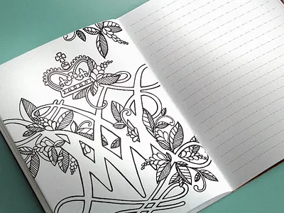 Coloring Journal Illustration campus design illustration