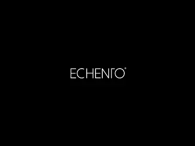 Echento branding logo type typography wip