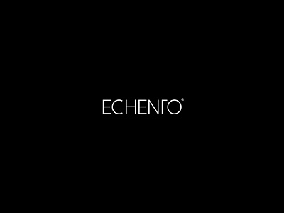 Echento branding logo type typography wip