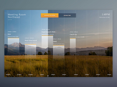 Reserve That Meeting Room design meetingroom office timeline ui