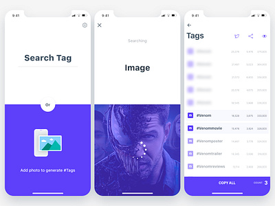 Hashtag generator app concept app concept flat flat design iphonex ui ui ux design ux