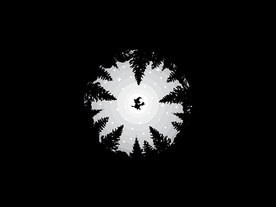the witcher forest little witcher magic night the witcher tree trees witcher wood