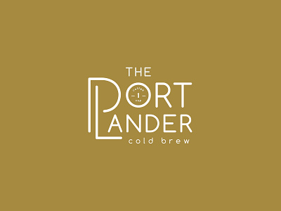 Portlander branding coffee coldbrew logo portland