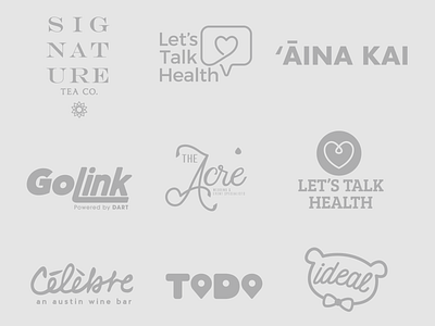 Miscellaneous logos collection design logos marks