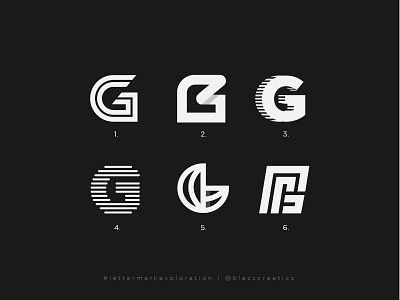 #lettermarkexploration - G - 07/26 bless creatics brand brand identity branding design graphic design icon letter mark exploration lettering lettermark logo logo design logo designer logo type logos logotype mark type challenge typography vector