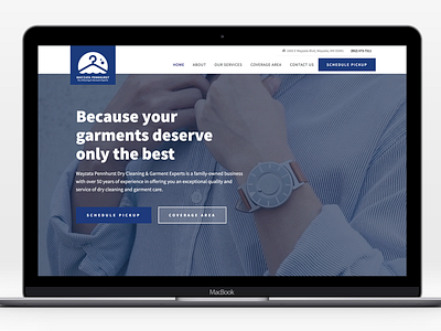 Dry Cleaners Website wordpress wordpress design wordpress development