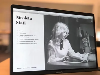 Nicoleta Stati. Homepage artgallery art artist bw gallery home monochromatic personal website