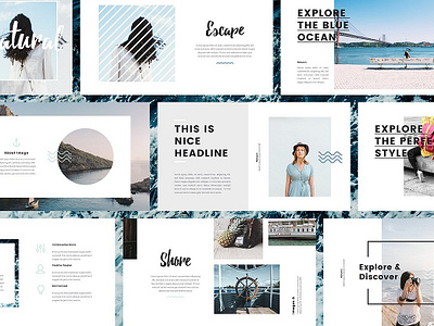 Nautical- Powerpoint Template branding business catalog clean creative design fashion lookbook magazine minimal modern powerpoint powerpoint presentation powerpoint template presentation presentation template print simple template templates