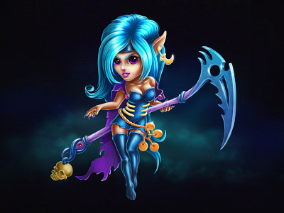 Death cgart character death game art