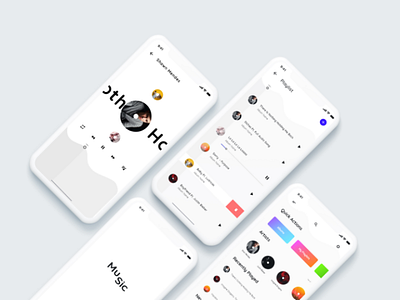 Music player ui app apple branding daily ui design ecommerc flat icon invite iphone logo minimal mockup music app musicplayer type typography ui uikit ux