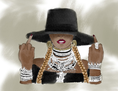 Formation artist bey beyonce drawing formation hip hop illustration lemonade music music video queen