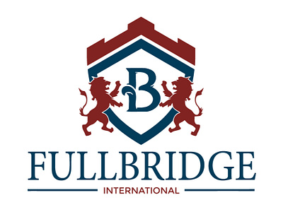 Fullbridge International bridge design graphic design grapic design insurance insurance company king lion logo logo design logodesign