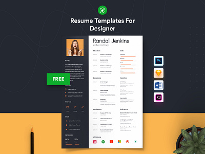 Free Resume Template For Designer cover letter curriculum vitae cv designer docx free cv free docx resume free resume for designer free sketch resume layered psd modern modern resume personal resume professional resume for designer skills template user experience designer ux