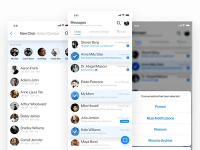 Messages Apps 02 apps chat chat app chats concept interaction interaction design message app messages mobile app ui ui design uiux ux