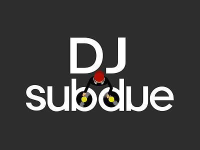 DJ SUBDUE LOGO adobe adobeillustrator advertising artist artists behance branding dj djconsole djlogo djplaying dribbble graphic design graphic artist illustration logo logodesign music turntables typography