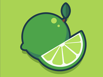 Lime Illustration design icon artwork illustration illustrator vector