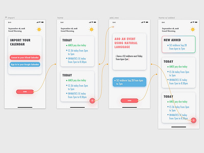 Paper Calendar calendar color ios light shadows