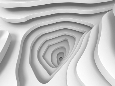 Topographic Sculpture 3d cinema 4d sculpture