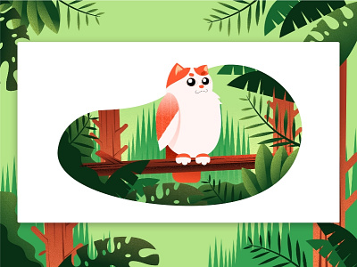 CatOwl affinitydesigner animal illustration illustration art illustration design landscape nature scenery vector view