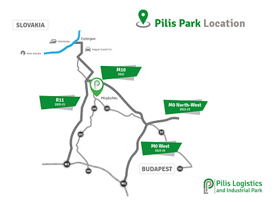 Pilis Park Map infographic design map design map illustration