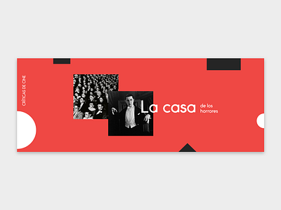 La casa de los horrores Cover branding branding design cinema concept cover movie