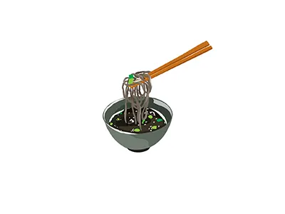 Zaru Soba 2d cold noodles cuisine flat food illo illustration illustrator japanese minimal noodles vector zaru soba