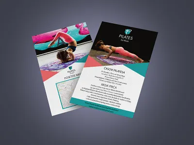 Nikola Pilates design excercise flyer flyer design graphic design grapic design joga logo logo design logodesign photoshop pilates print