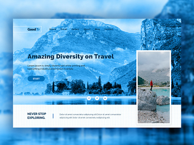 Travel app branding design ui uiux user experience design user interface design ux web web design web template website