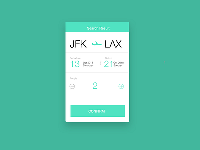 UX challenge - Flight Search design illustration ui user experience ux design