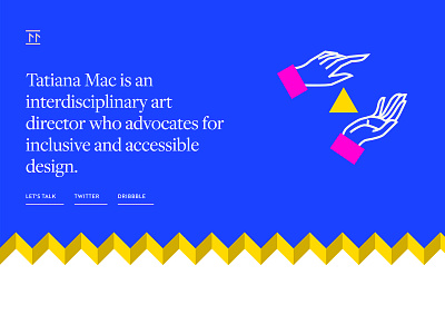 Tatiana Mac Portfolio Site a11y css shapes illustrations portfolio site svg