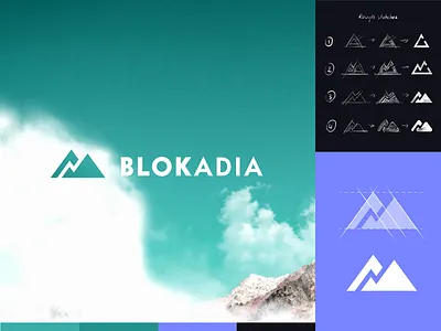 Blokadia Logo 2d branding colors graphic design icon icons logo typography ui ux vector web