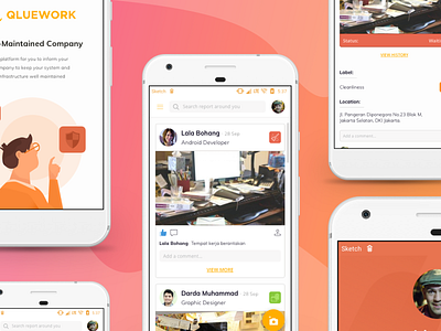 Qluework SaaS App - Redesign android android app app design application business dashboard phone productivity qlue qluework saas ui uidesign uiuxdesign userinterface ux