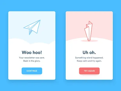 Confirmation and error cards confirmation error error message flash card flash message modal success message ui ui ux design