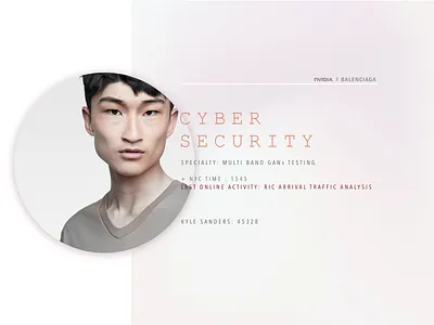 Daily UI 6 User profile ai authentication dailyui fiction geometry gradient illustration profile synthetic ui user profile ux