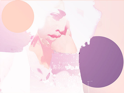 Tay01 Digital Portrait art concept creative design digital fashion graphic design illustration pastel pink portait watercolor