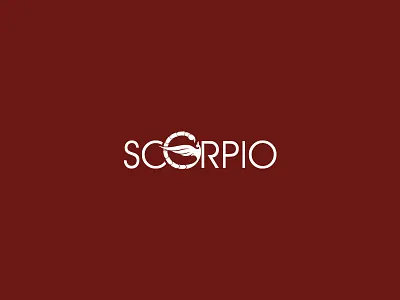 Scorpio branding design illustration logo logo design scorpio typography