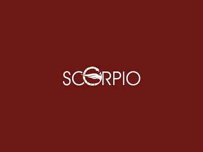Scorpio branding design illustration logo logo design scorpio typography