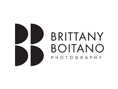 Brittany Boitano Photography Logo b bb branding logo logo design photographer photography