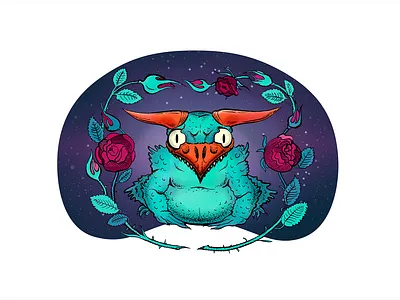 Swamp devil corel painter graphic illustration ink mystic photoshop