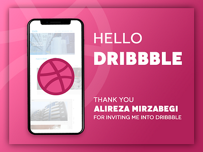 Hello Dribbble design dribbble hello