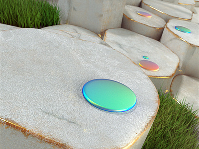 stone 3d abstract art cinema4d digital art octane render topoformer