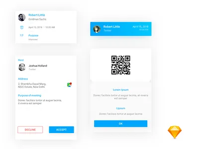 Card Layouts | Spazer android design mobile ui ux
