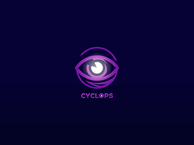 Cyclops branding design illustration logo vector