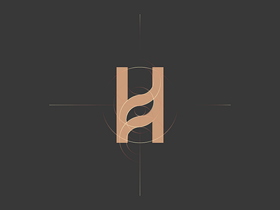 H - Mark branding font h icon identity letter logo logotype mark symbol