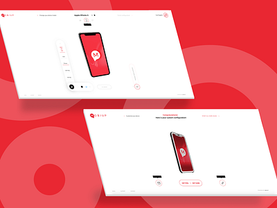 Mobiup - Use 3D configurator to choose a phone case 3d 3d animation 3d art 3dmodel 3dmodeling configurator design interaction motion graphics ui ux