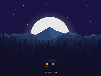 The Last Journey branding design flat illustration ui vector