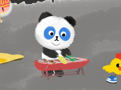 Electric Painting 01 - Water Brush bbq blue moon panda photoshop water brush