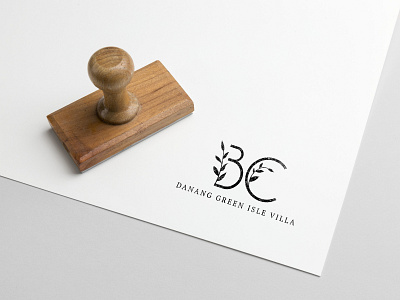 BC Danang Isle Villa brading graphic design mockup