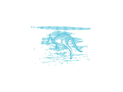 Flying Kangaroo animal animal art cloud illustration kangaroo line art line engraving vector vector729