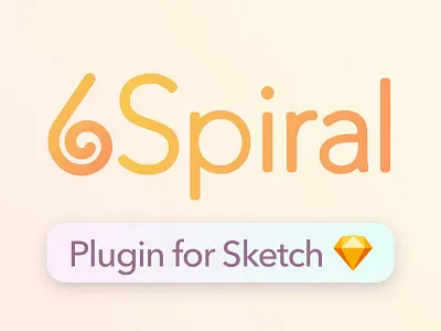 Make beutiful spirals in Sketch - 🌀6Spiral Sketch Plugin design geometric helix logo plugin sketch sketchapp spiral uiux